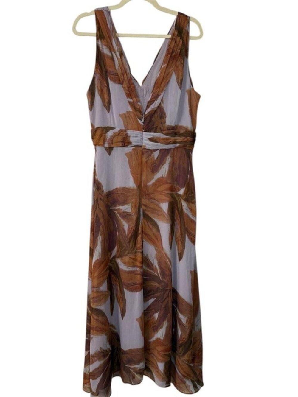 Zara NWT Printed Midi Dress Size XL - Picture 3 of 6